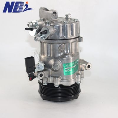 Bom preço. Compressor AC SD6V12 para VW Polo Derby Vento SKODA Fabia Rapid 14339N 6RF820803A 6RF820803B 6RF820803 6R0820803A 6R0820803B 12V on-line