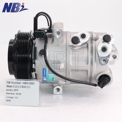 Compressor AC Automotivo OEM 12V de Alta Qualidade Peças Novas de Ar Condicionado para Carros 97701-3Z500 Projetado para Veículos HYUNDAI