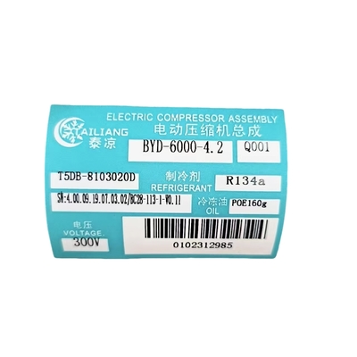 Bom preço. Para compressor elétrico de ar condicionado para automóveis BYD-6000-4.2 T5DB-8103020D para compressor de veículos BYD V3 EV OE#T5DB8103020D on-line