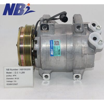 Bom preço. Novo Compressor de Ar Automotivo 12V 506012206 DKS15D para Mitsubishi Triton ML Zinger 2.4 2005-2016 Compressor de AC 24V 4PK MN123627 on-line