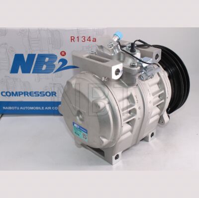 Bom preço. 88320-36560 447220-0394 Preço de Atacado Novo Compressor de Ar Condicionado de Ônibus 10P30C para Toyota Coaster Caetano 12V 2 Ranhuras on-line